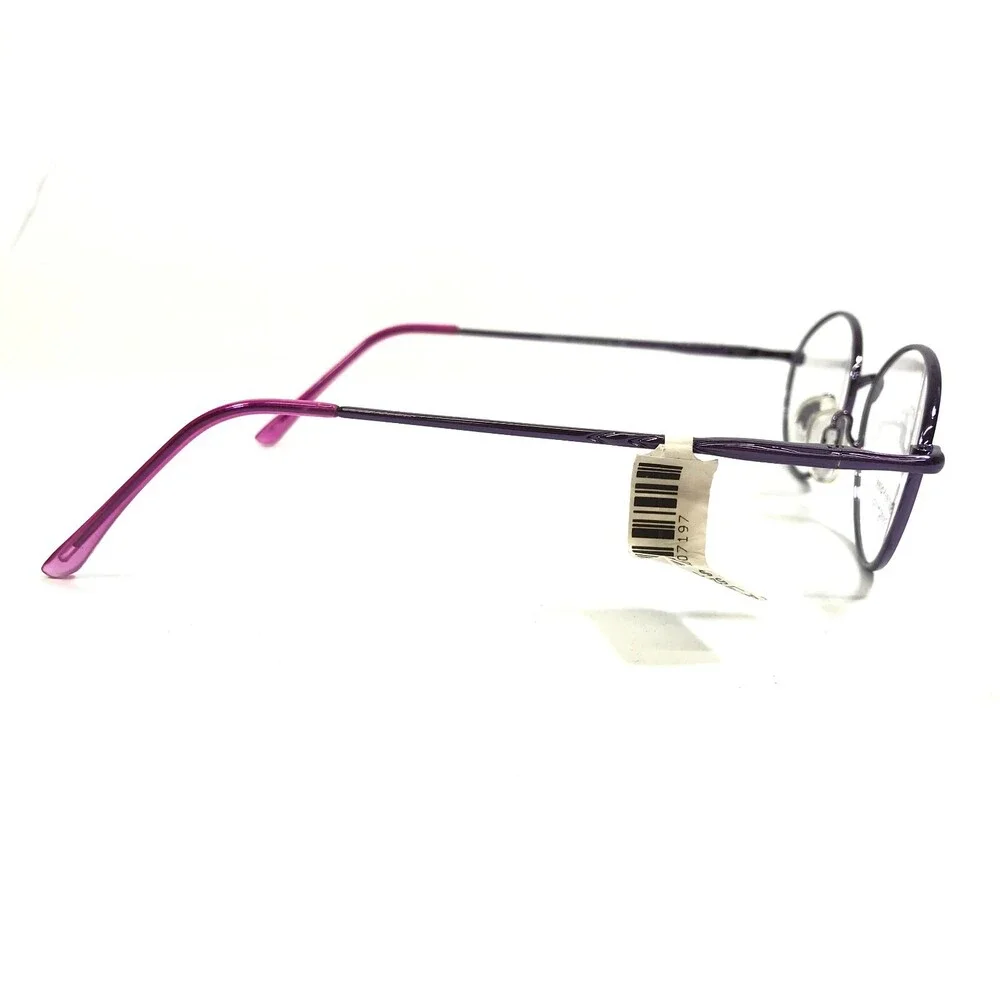 Affordable Designs Eyeglasses Frames AGNES LILAC Purple Round Wire Rim 52-18-135